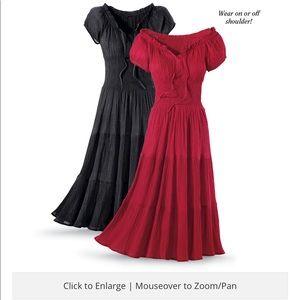 NWOT linen floor length dress